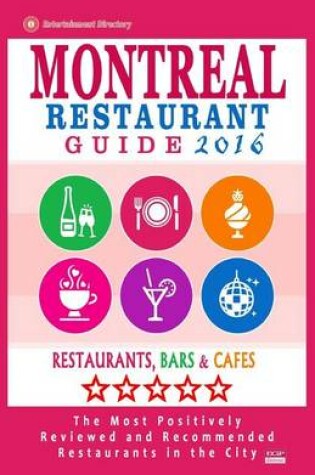 Cover of Montreal Restaurant Guide 2016