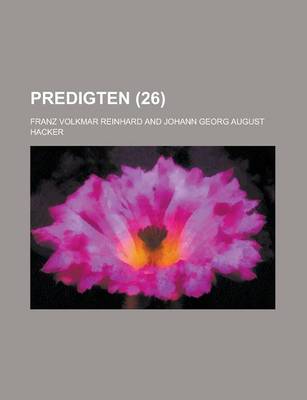 Book cover for Predigten (26 )