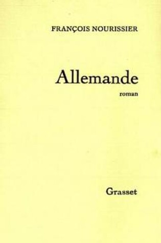 Cover of Allemande