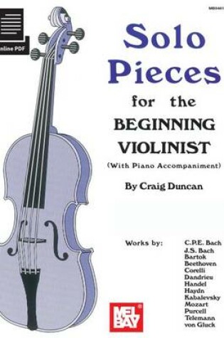 Cover of Solo Pieces For The Beginning Violinist