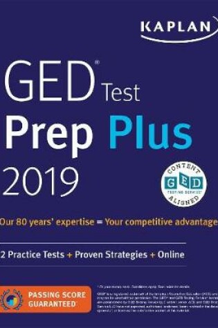 Cover of GED Test Prep Plus 2019