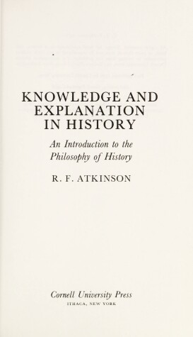 Book cover for Historical Explanation