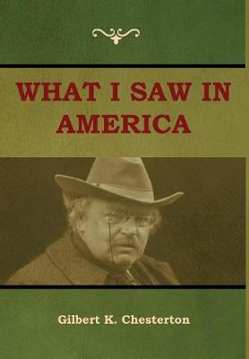 Book cover for What I saw in America