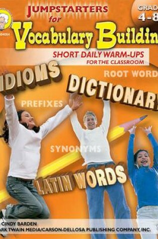 Cover of Jumpstarters for Vocabulary Building, Grades 4 - 8