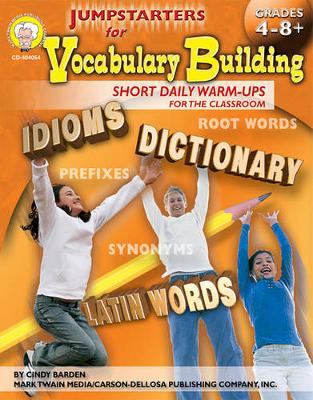 Cover of Jumpstarters for Vocabulary Building, Grades 4 - 8