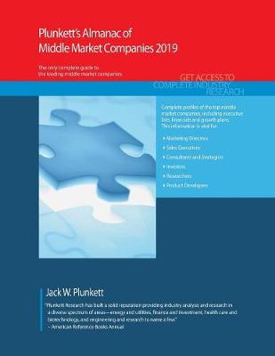Cover of Plunkett's Almanac of Middle Market Companies 2019: Middle Market Industry Market Research, Statistics, Trends and Leading Companies
