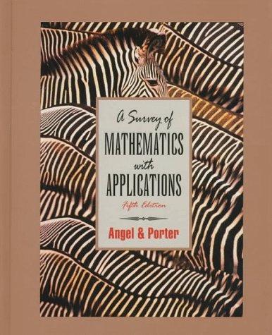 Book cover for A Survey of Mathematics with Applications with Right Triangle