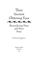 Book cover for Their Ancient Glittering Eyes