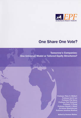 Book cover for One Share One Vote?