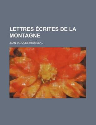 Book cover for Lettres Ecrites de La Montagne (2)