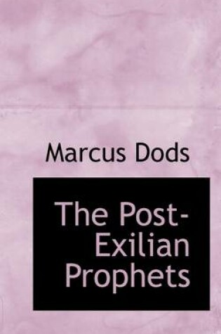 Cover of The Post-Exilian Prophets