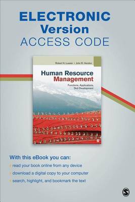 Book cover for Human Resource Management Electronic Version