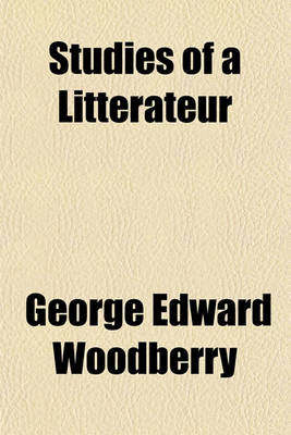 Book cover for Studies of a Litterateur