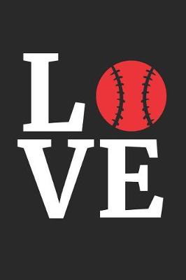 Cover of Valentine's Day Notebook - I Love Baseball Valentine's Day for Baseball Lover - Valentine's Day Journal