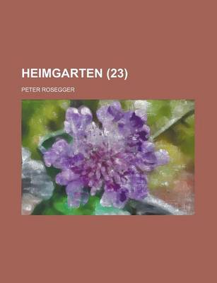 Book cover for Heimgarten (23 )