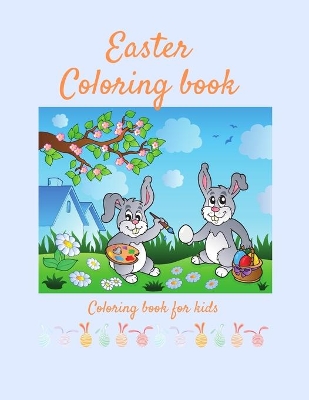 Book cover for Easter Coloring Book