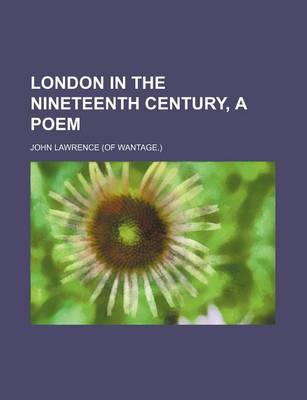 Book cover for London in the Nineteenth Century, a Poem