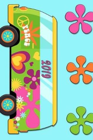 Cover of 1960 Style Hippie Van and Groovy Flowers