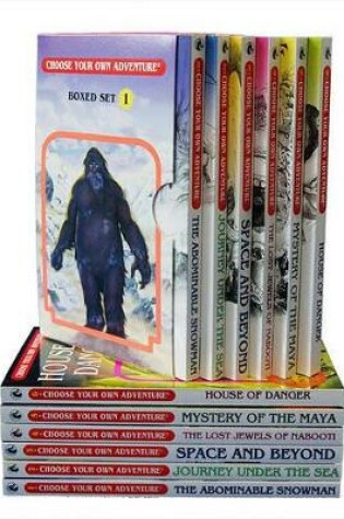 Cover of Choose Your Own Adventure 6- Book Boxed Set #1 (the Abominable Snowman, Journey Under the Sea, Space and Beyond, the Lost Jewels of Nabooti, Mystery of the Maya, House of Danger)
