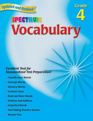 Book cover for Vocabulary, Grade 4
