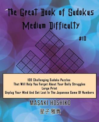 Book cover for The Great Book of Sudokus - Medium Difficulty #10