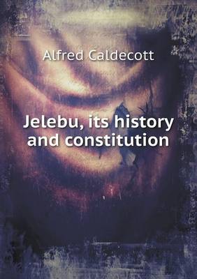 Book cover for Jelebu, its history and constitution