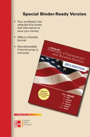 Cover of Loose-Leaf for McGraw-Hill's Taxation of Individuals and Business Entities, 2014 Edition