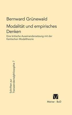 Cover of Modalitat und empirisches Denken