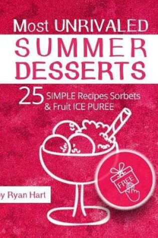 Cover of Most unrivaled summer desserts. 25 simple recipes sorbets and fruit ice puree.Full color