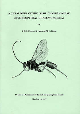 Book cover for A Catalogue of the Irish Ichneumonidae