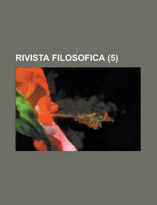 Book cover for Rivista Filosofica (5)