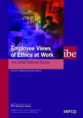 Cover of Employee Views of Ethics at Work: The 2008 National Survey