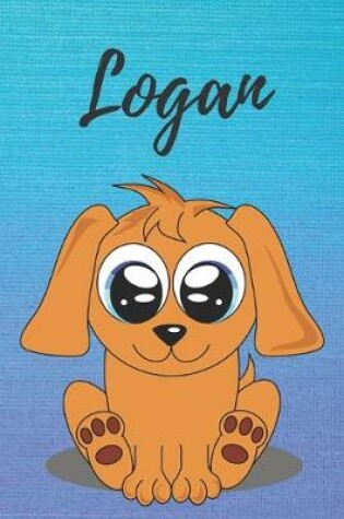 Cover of Logan dog coloring book / notebook / journal / diary