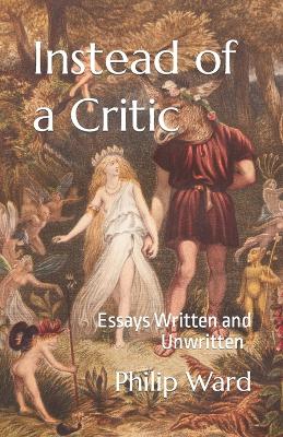Book cover for Instead of a Critic