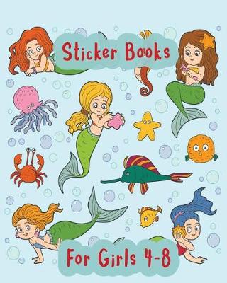 Book cover for Sticker Books For Girls 4-8