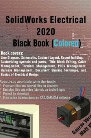 Cover of SolidWorks Electrical 2020 Black Book (Colored)