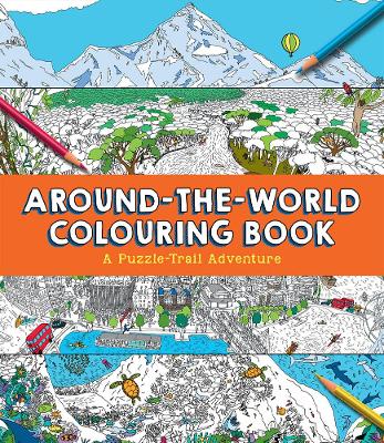 Book cover for Around-the-World Colouring Book