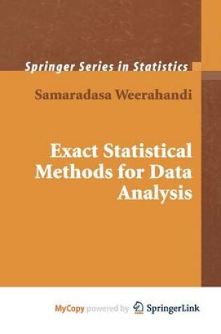 Cover of Exact Statistical Methods for Data Analysis