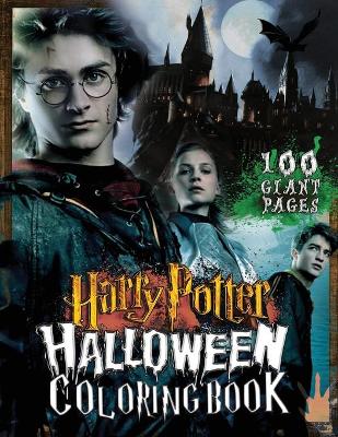 Book cover for Harry Potter Halloween Coloring Book