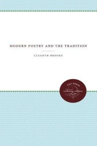 Cover of Modern Poetry and the Tradition
