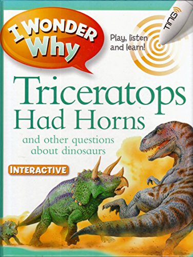 Book cover for I Wonder Why Triceratops Audio Ed