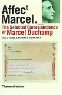 Book cover for Selected Correspondence of Marcel Duchamp, The:Affect t | Marcel.
