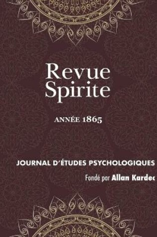 Cover of Revue Spirite (Annee 1865)