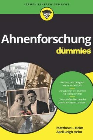 Cover of Ahnenforschung fur Dummies