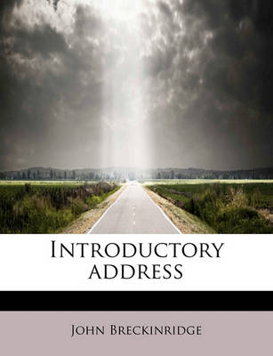 Book cover for Introductory Address