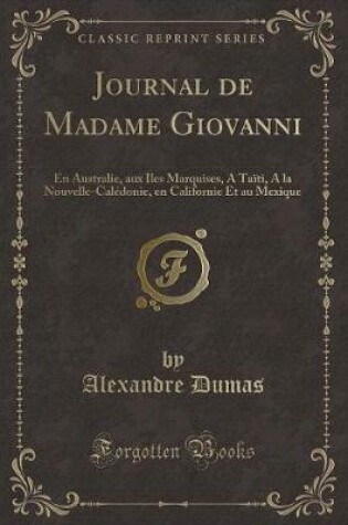 Cover of Journal de Madame Giovanni