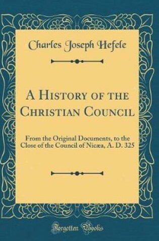 Cover of A History of the Christian Council