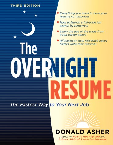 Book cover for The Overnight Resume, 3rd Edition