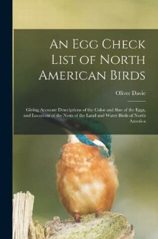 Cover of An Egg Check List of North American Birds [microform]