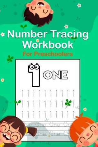 Cover of Number Tracing Workbook for Preschoolers